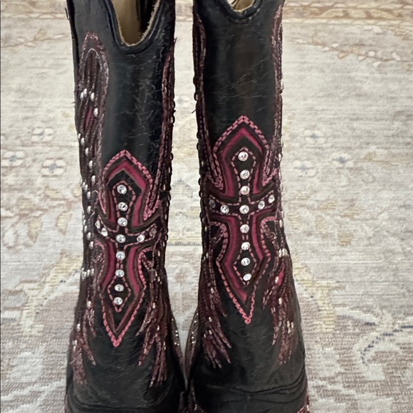 Corral Vintage Leather Cowboy Western Boots Size 6.5 - Picture 7 of 10